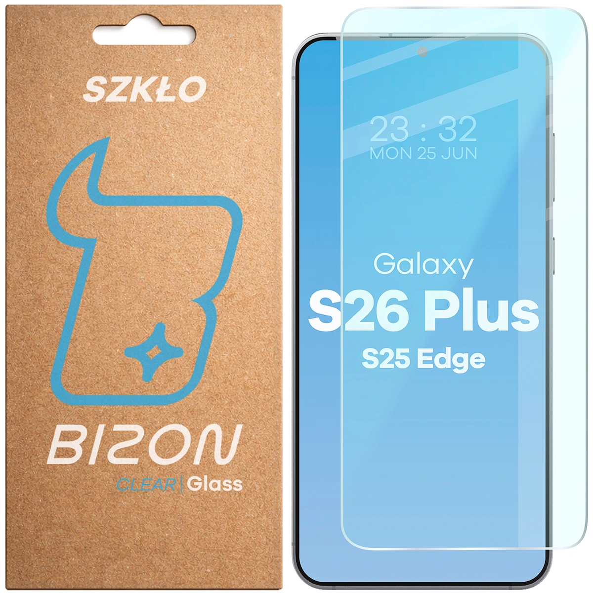 Szkło hartowane Bizon Glass Clear do Galaxy S26 Plus / S25 Edge!